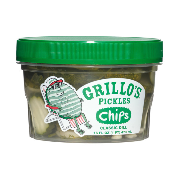 Grillo's Pickles Dill Chips Same-Day Delivery or Pickup