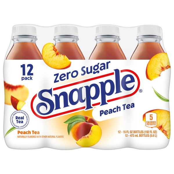 Snapple Zero Sugar Peach Tea Same-Day Delivery or Pickup | Stew