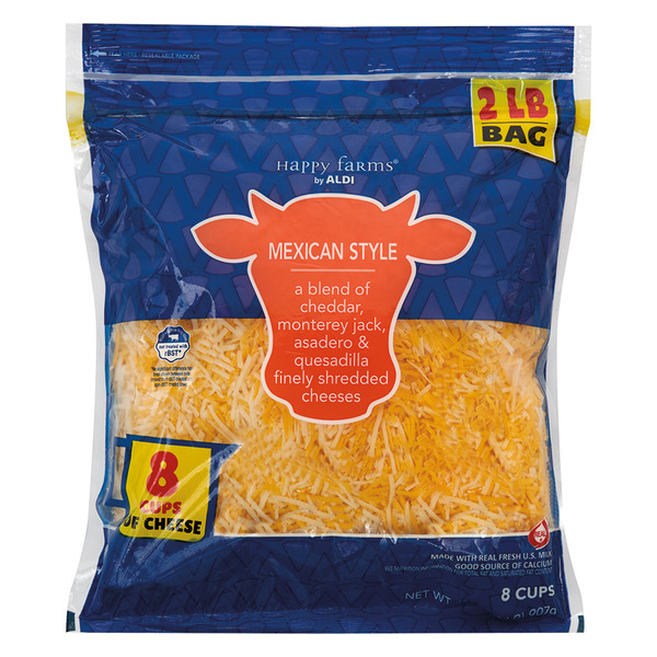 Happy Farms 2 lb Shredded Mexican Cheese