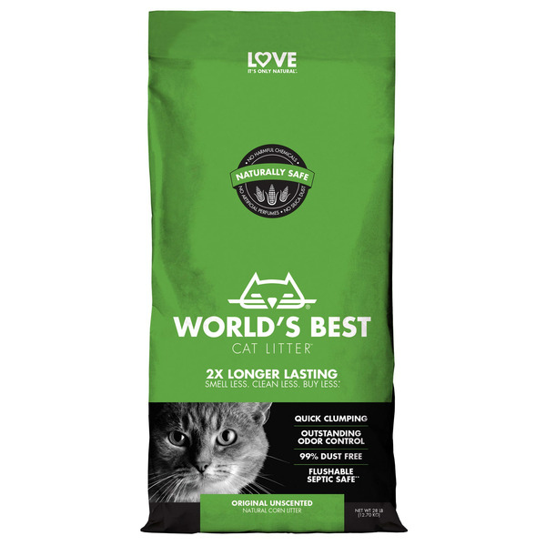 World's Best Cat Litter Unscented Cat Litter