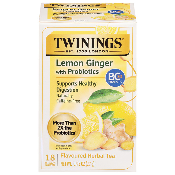 Twinings Flavored Herbal Tea, Lemon Ginger Same-Day Delivery or