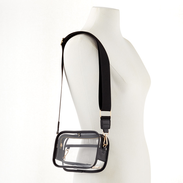 Stackers Clear Stadium Approved Bag - Black