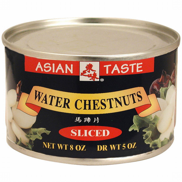 Asian Taste Water Chestnuts, Sliced