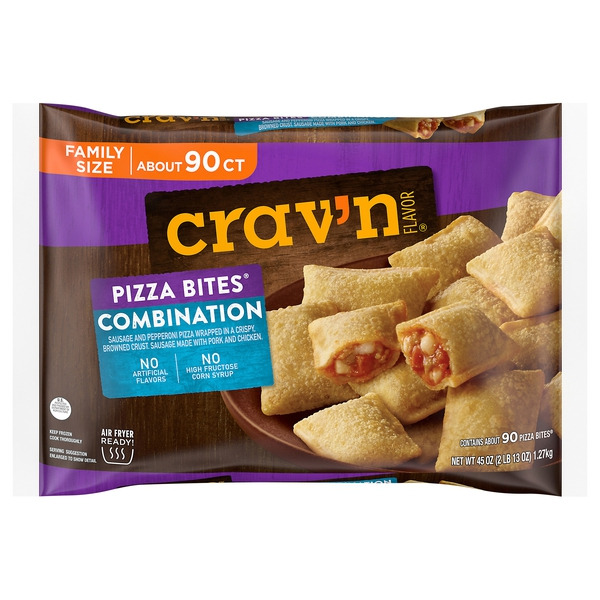 Crav'n Flavor Pizza Bites, Combination, Family Size Same-Day