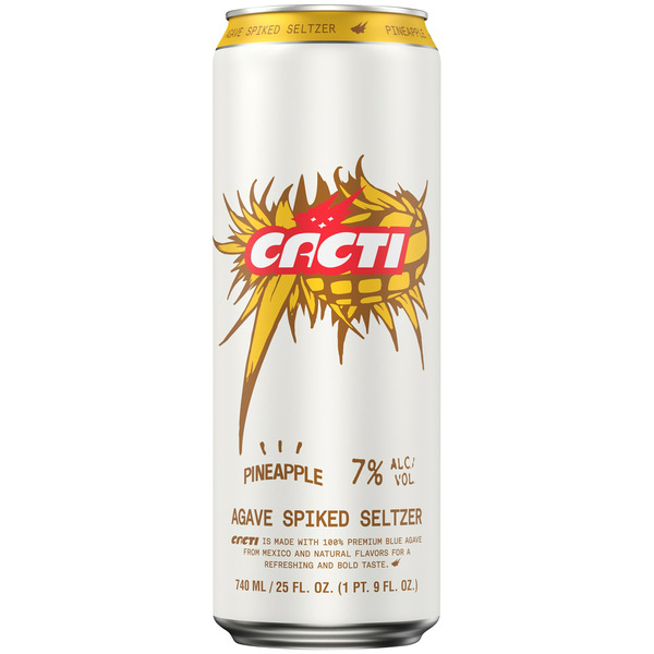 Cacti Pineapple Agave Spiked Seltzer Same-Day Delivery or Pickup