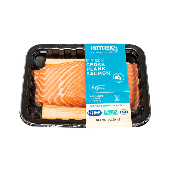 Mother's California Market Cedar Planked Salmon Same-Day Delivery