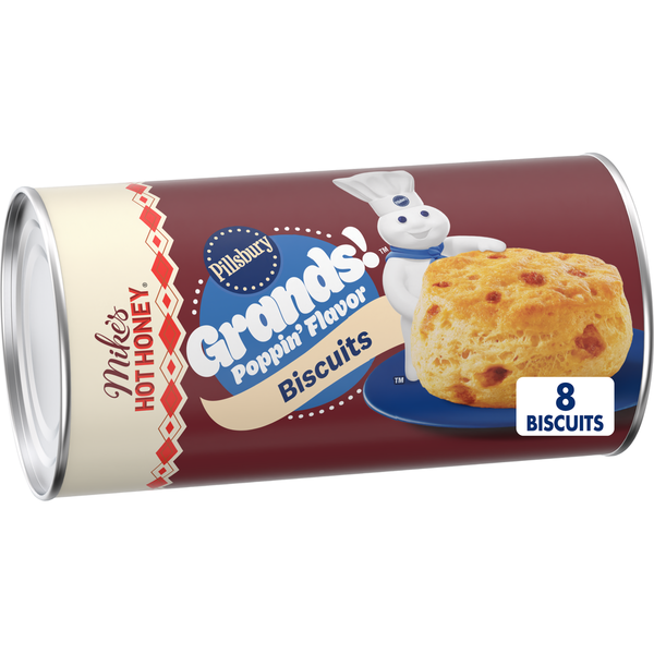 Pillsbury Grands! Poppin' Flavor Mike's Hot Honey Biscuits Same