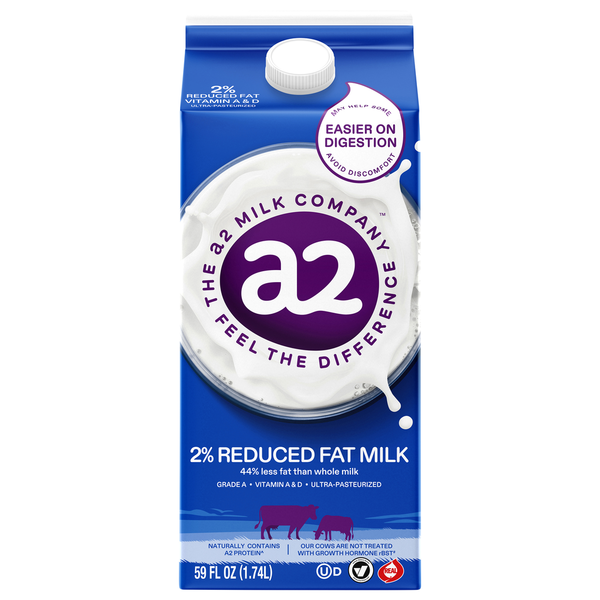 a2 Milk 2% Reduced Fat Milk Same-Day Delivery or Pickup | Harmons