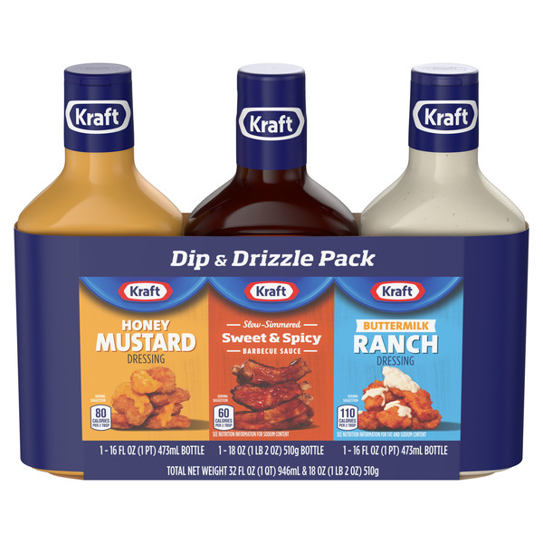 Kraft Dip & Drizzle Pack Same-Day Delivery | Sam's Club