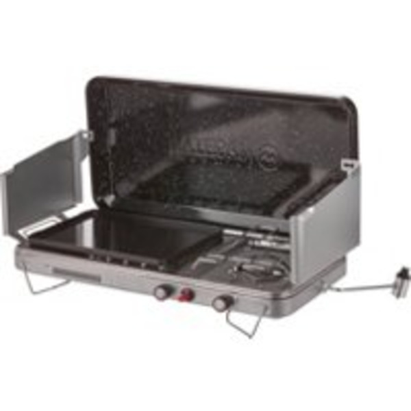 Magellan Outdoors Two-Burner Stove with Griddle