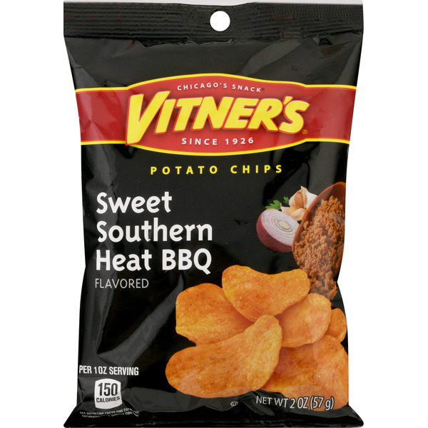Vitner's Potato Chips, Sweet Southern Heat BBQ Flavored (2 oz) Instacart