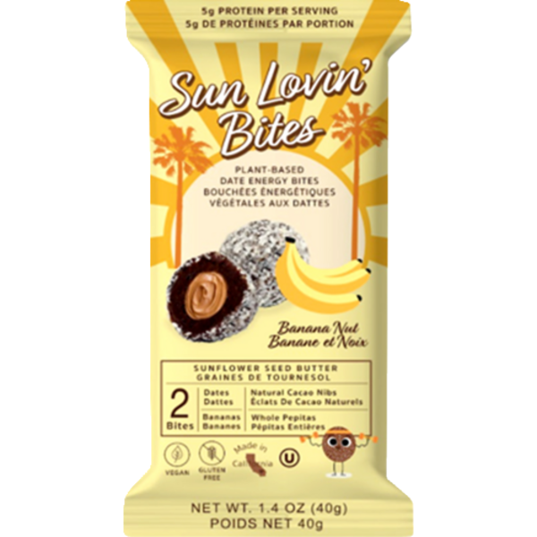 Sun Lovin' Banana Nut Date Energy Bites