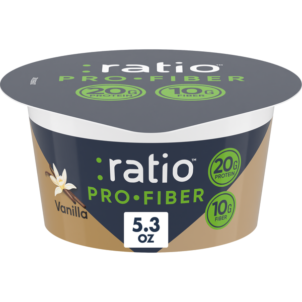 Ratio Pro-Fiber Vanilla Yogurt Cultured Dairy Snack Cup