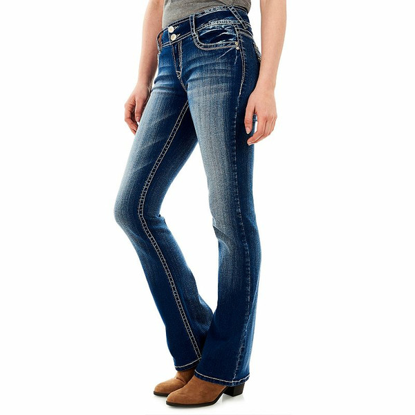 WallFlower Juniors' Insta Stretch Luscious Curvy Bootcut Jeans - Jenna
