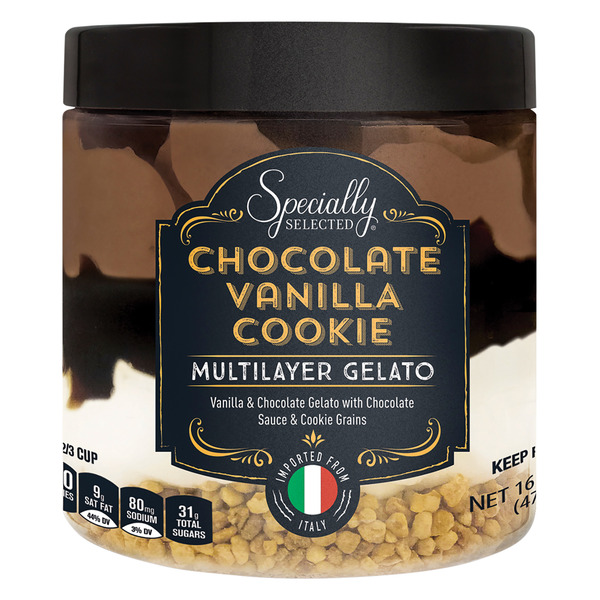 Specially Selected Vanilla Fudge Cookie Gelato