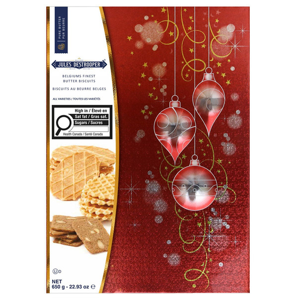 Jules Destrooper Belgium Butter Biscuits Variety Pack 650 g