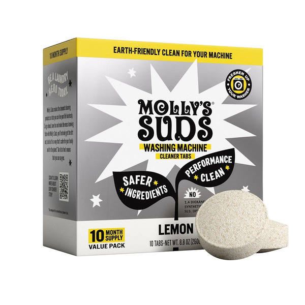 Molly's Suds Citrus Washing Machine Cleaner Tablets