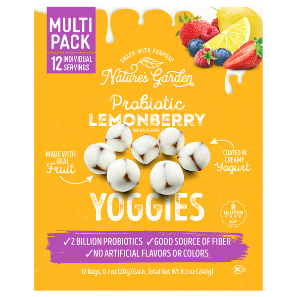 Nature's Garden Probiotic Lemonberry Yoggies Same-Day Delivery or