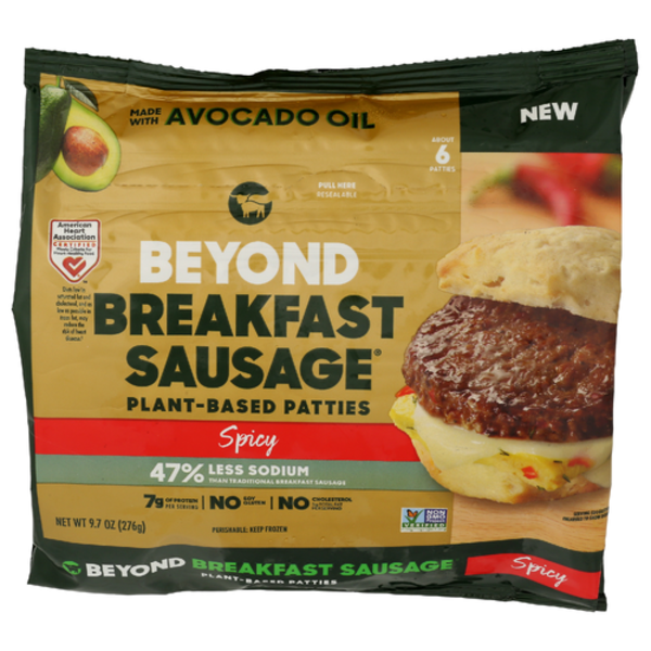 Beyond Meat Spicy Breakfast Sausage Patties