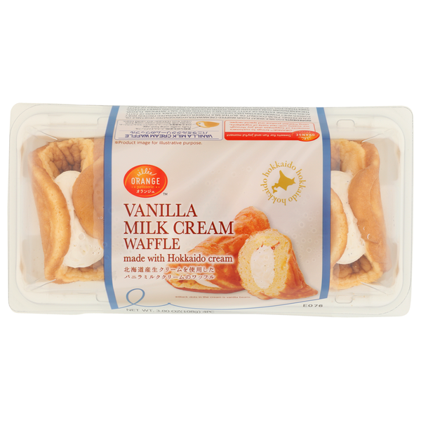 ORANGE patisserie Waffle Vanilla Hokkaido Same-Day Delivery | HMart