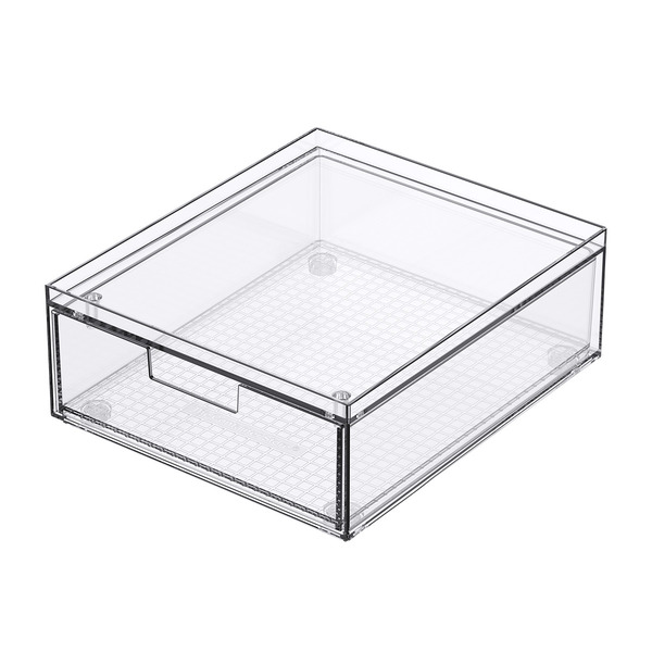 Everything Organizer Clear Narrow Short Drawer, 6 x 7 x 2-1/2 in