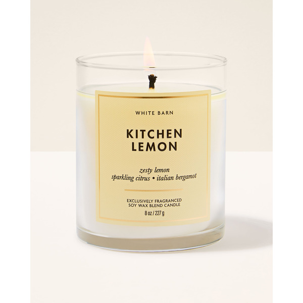 Kitchen Lemon Single Wick Candle