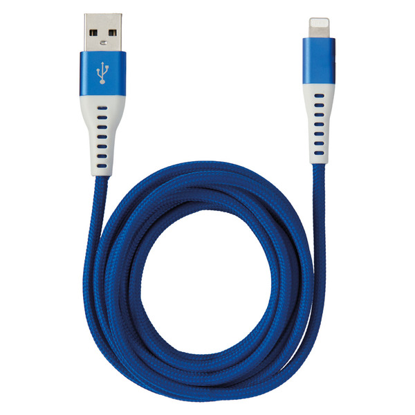 Bauhn Charging Cable USB A to Lightning, Blue Same-Day Delivery or