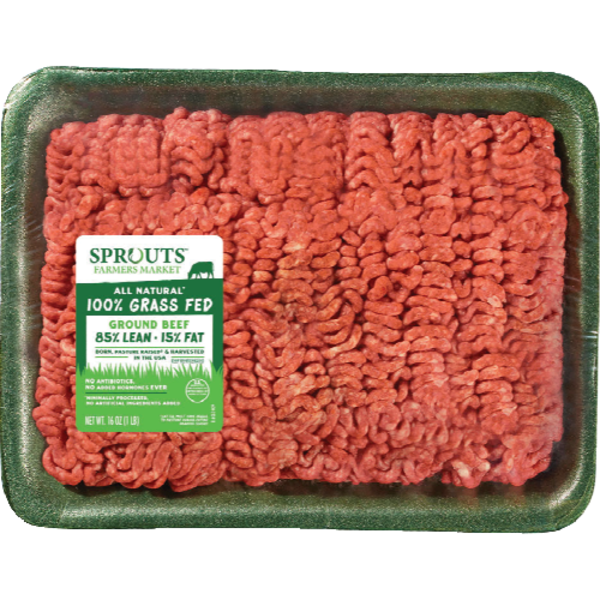 Sprouts Farmers Market Sprouts 85 Grass Fed Ground Beef SameDay Delivery or Pickup Instacart