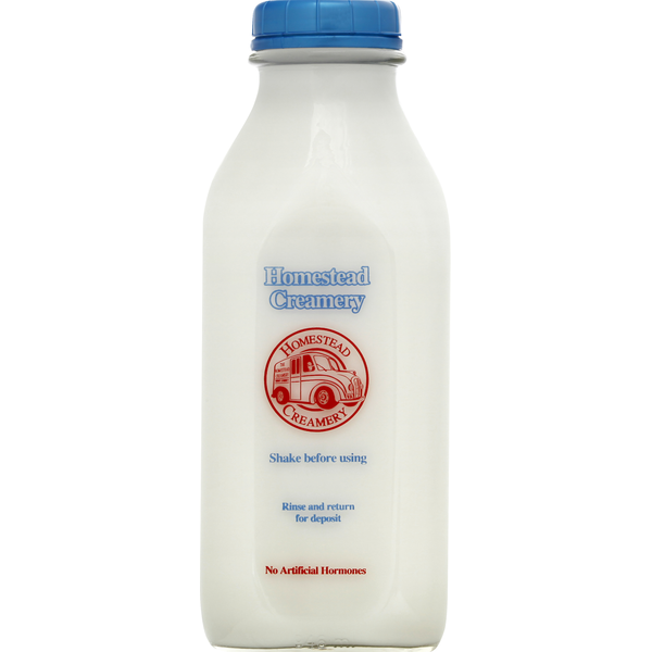 Homestead Creamery Milk, Homogenized, 2% Same-Day Delivery or