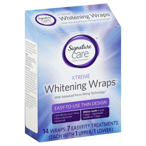 Signature Home Xtreme Whitening Wraps (7 ct) Instacart