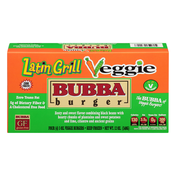 Bubba Burger Veggie Burgers, Latin Grill Same-Day Delivery or