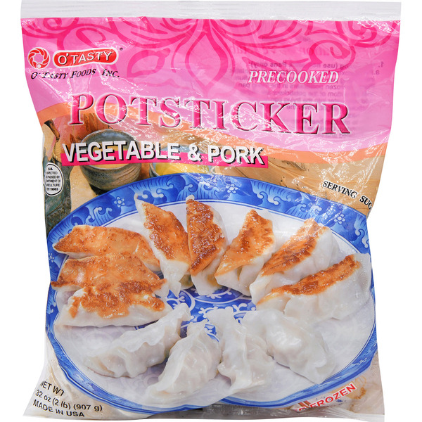 O Tasty Potsticker, Vegetable & Pork, Precooked