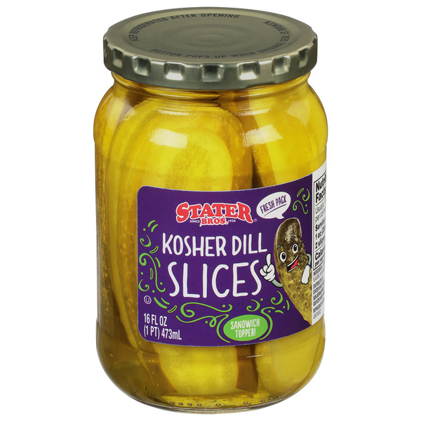 Stater Bros. Stater Bros. Markets Sliced Kosher Dill Pickles SameDay