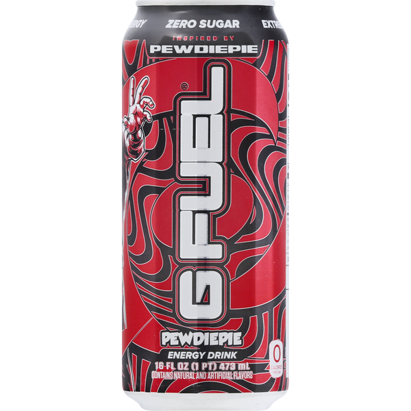 G Fuel Energy Drink Pewdiepie 16 Oz Delivery Or Pickup Near Me Instacart