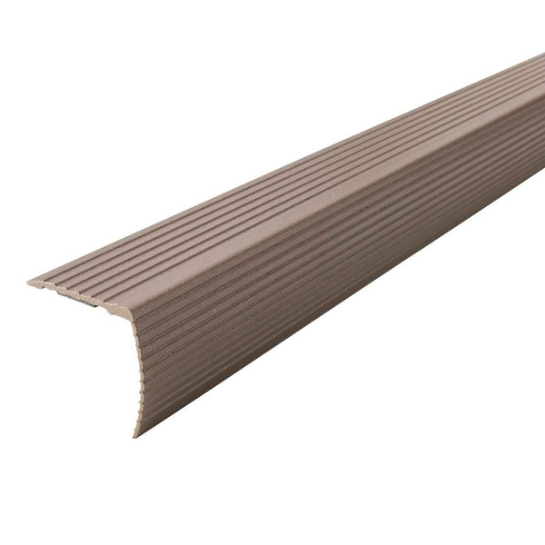 M-d Building Products 1.22 In. X 36 In. Spice Fluted Stair Edging Transition Strip