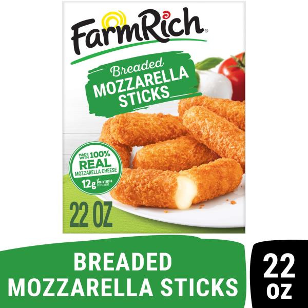 Farm Rich Breaded Mozzarella Cheese Sticks Same-Day Delivery or