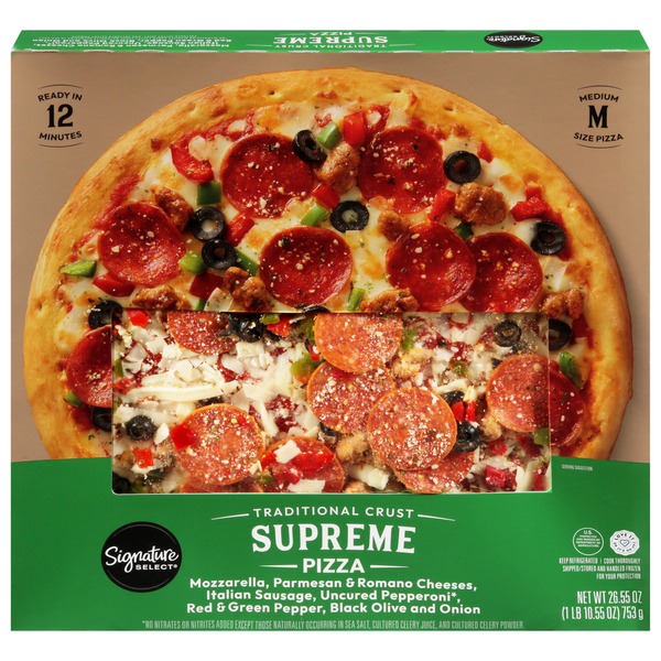 Signature SELECT Traditional Crust Supreme Medium Size Pizza