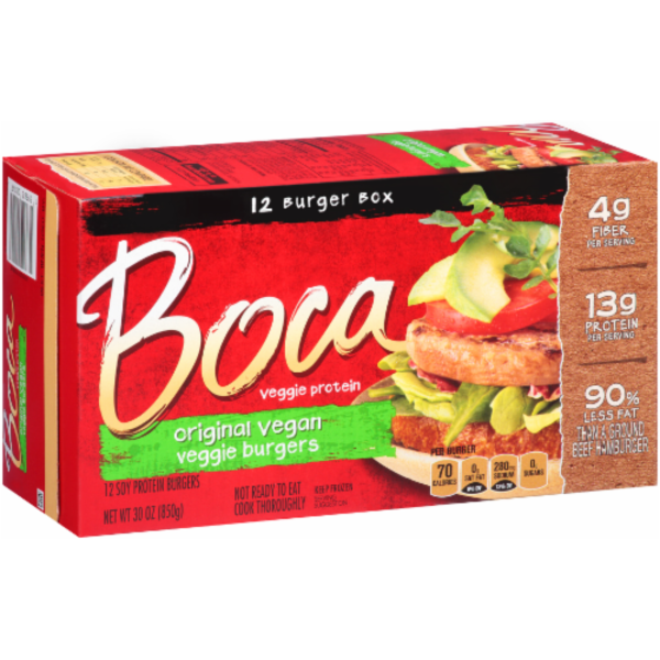 Boca Original Vegan Veggie Patties (30 oz) from Giant Food Instacart