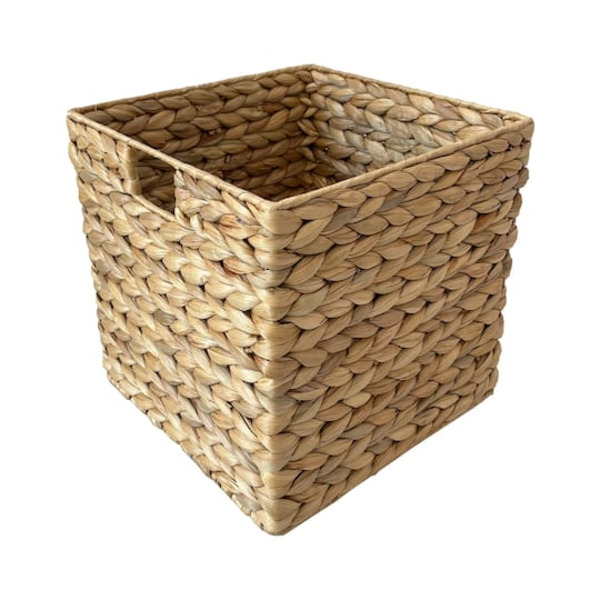 Ashland Natural Cube Basket, 12 x 12 Inch