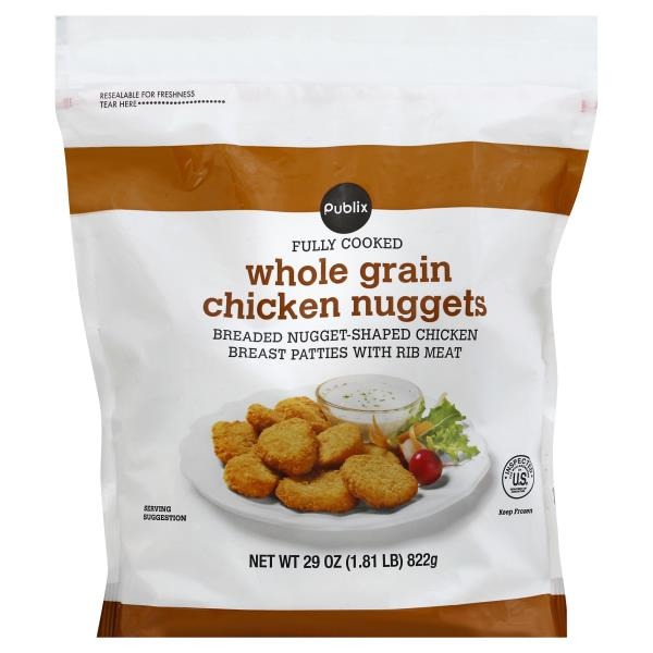 Publix Chicken Nuggets, Whole Grain (29 oz) from Publix Instacart
