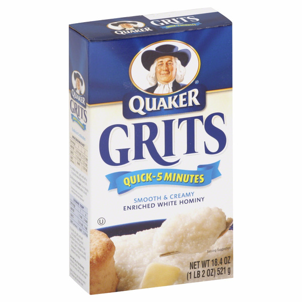 Quaker - Quick Cook Grits - 12/18 oz Box