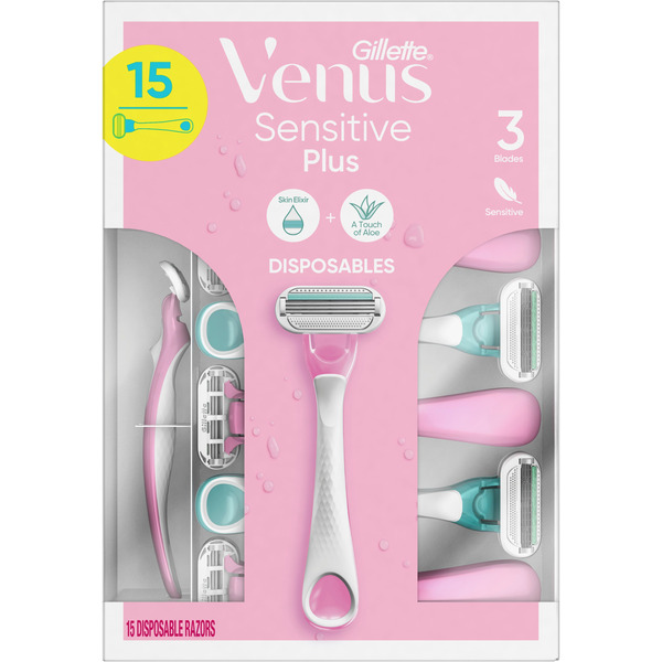 Venus Sensitive Plus Razors, 15 ct Same-Day Delivery | Costco Business ...