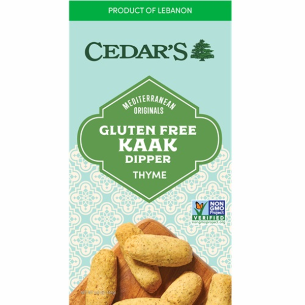 Cedar's Mediterranean Foods Gluten Free Thyme Kaak Dippers Same