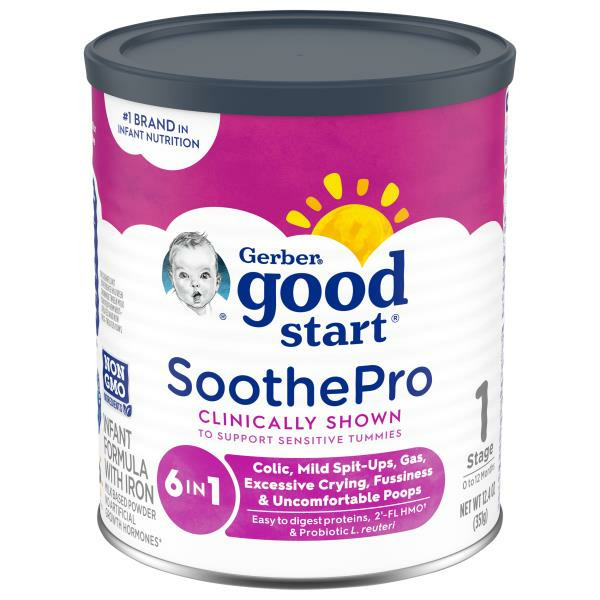Gerber SoothePro HMO Non-GMO Powder Infant Formula Same-Day Delivery or ...