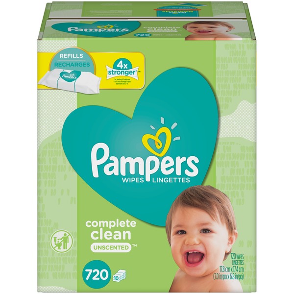 pampers unscented baby wipes