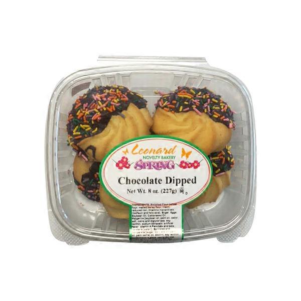 Leonard Novelty Bakery Easter Chocolate Dip Cookie Same-Day