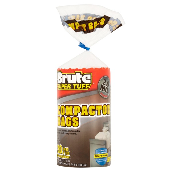 Brute Super Tuff Super Tuff 20 Gallon Compactor Bags Same-Day Delivery ...