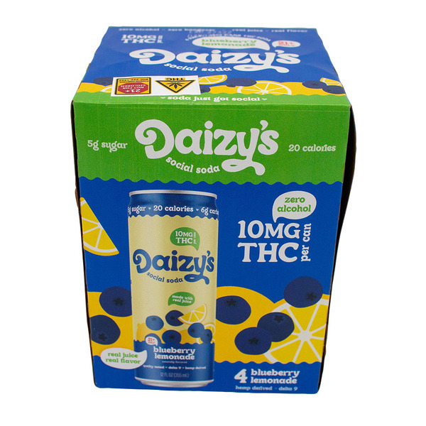 Daizy's Social Soda Blueberry Lemonade Social Soda Same-Day