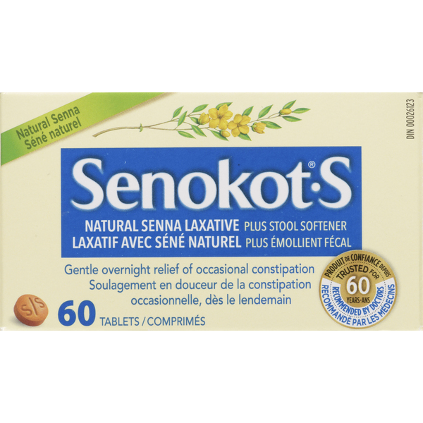 Senokot Laxative Stool Softener Tablets Same-Day Delivery | Rexall
