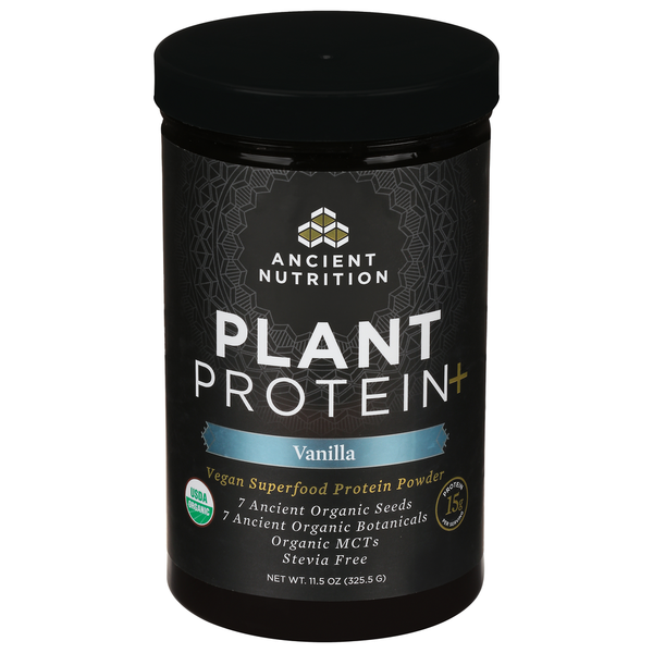 Ancient Nutrition Plant Protein+, Vanilla Same-Day Delivery or Pickup | New  Seasons Market